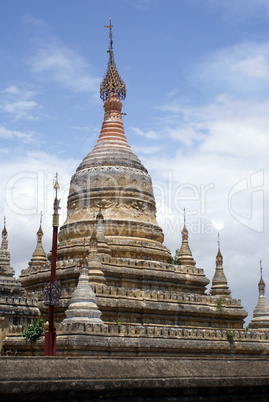 White buddhist stupa