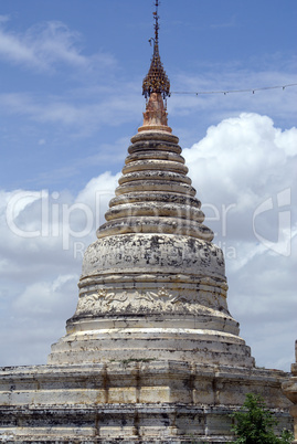 Stupa and cloud