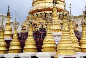 Golden stupas