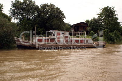 Boat and house