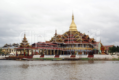 Temple on the Inle lake