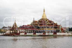 Temple on the Inle lake