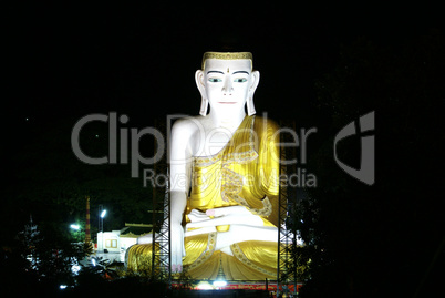 Buddha at night