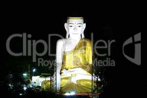 Buddha at night