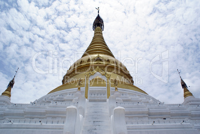 Clouds and stupa