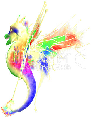 Cute Colorful Dragon