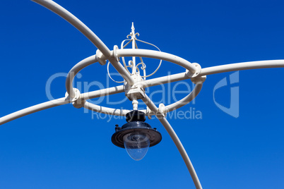 Detail of lights on Southport pier