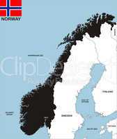 norway map