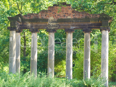 Greek temple ruins