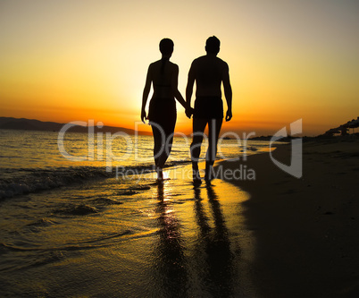 Romantic Beach Walk