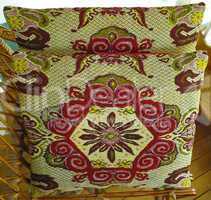 Vintage, Home, Decor, Pillow, natural, embroidery, design, pillo