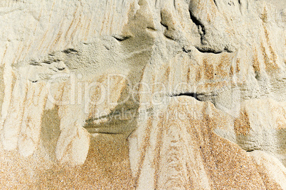 .patterns of erosion of sand