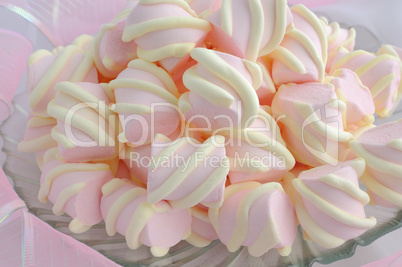 Marshmallows close-up