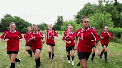 Girls' Soccer Team - Cross-Media