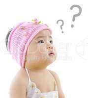 Wondering Asian baby