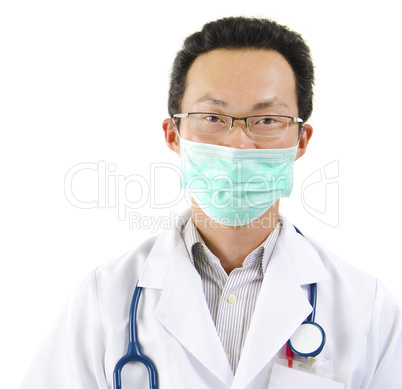 Asian male doctor