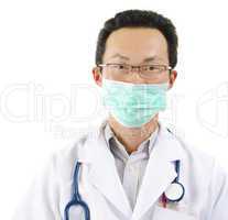 Asian male doctor