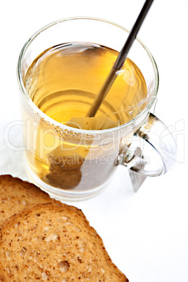 rusk and tea