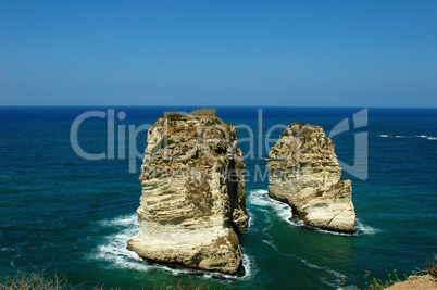 Pigeon Rocks,Beirut Lebanon