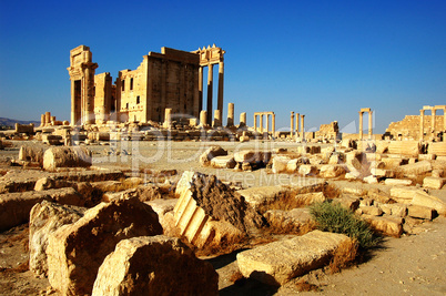 Relics of Palmyra in Syria