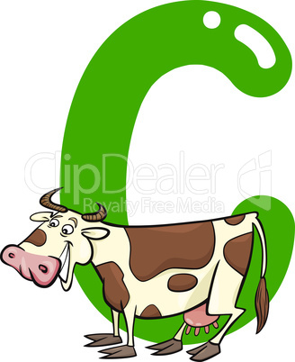 C for cow