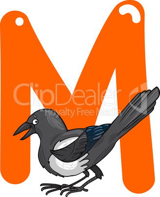 M for magpie