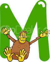 M for monkey