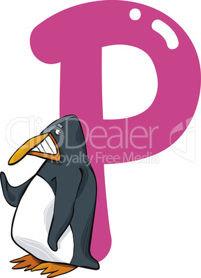 P for penguin