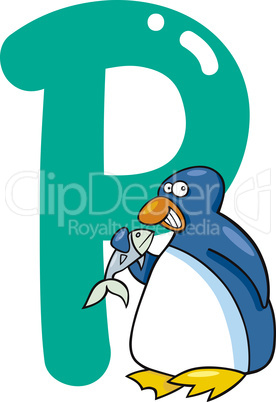 P for penguin