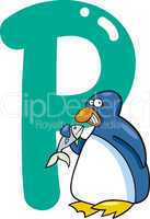 P for penguin