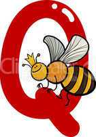 Q for queen bee