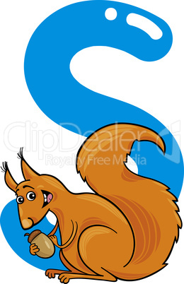 S for squirrel