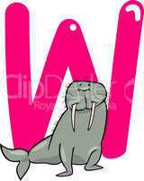 W for walrus