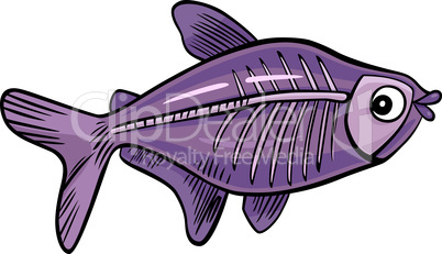 cartoon x-ray fish