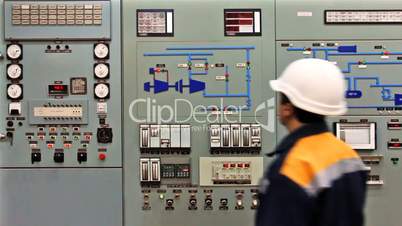 Engineer Check Main Control Panel