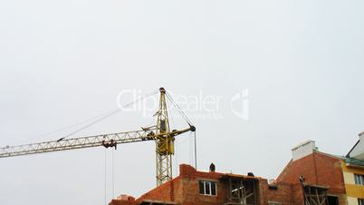 Crane Gives Concrete Slab Timelapse