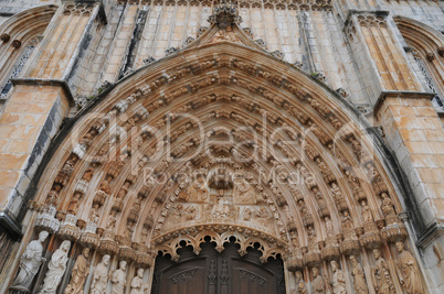 the porch of historical monastery of Batalha
