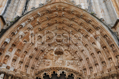 the porch of historical monastery of Batalha