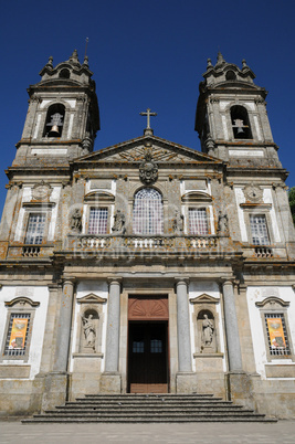 Portugal, the baroque church of Bom Jesus in Braga