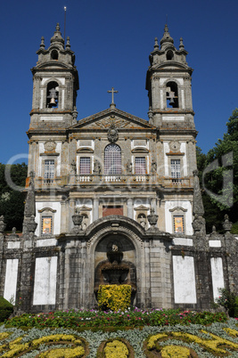 Portugal, the baroque church of Bom Jesus in Braga