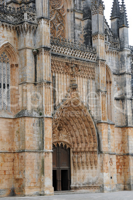 the historical monastery of Batalha in Portugal