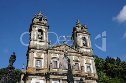 Portugal, the baroque church of Bom Jesus in Braga