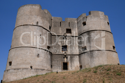 the castle of Evora Monte  in Portugal