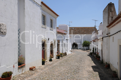 the old village of Evora Monte, in Portugal