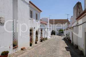 the old village of Evora Monte, in Portugal