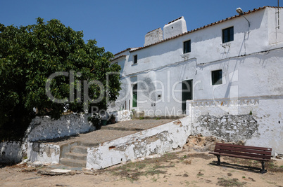 the old village of Evora Monte, in Portugal