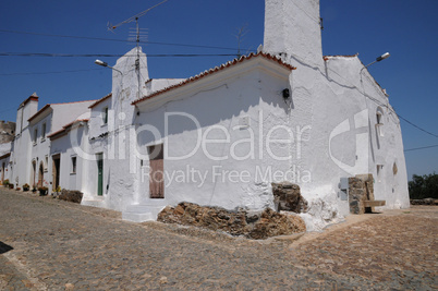 the old village of Evora Monte, in Portugal