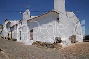 the old village of Evora Monte, in Portugal