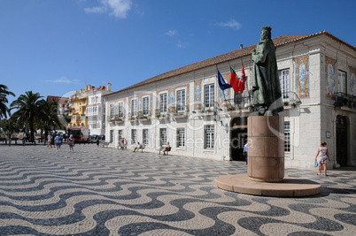 Portugal, and the city hal squarel of Cascais