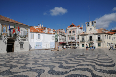 Portugal, and the city hal squarel of Cascais